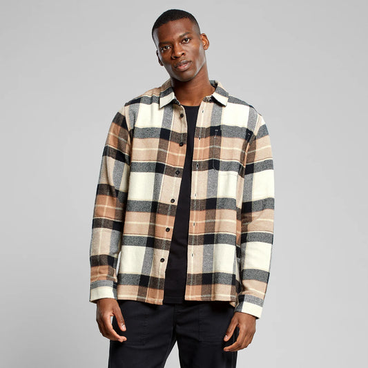 Shirt Rute Multi Check - Oat White