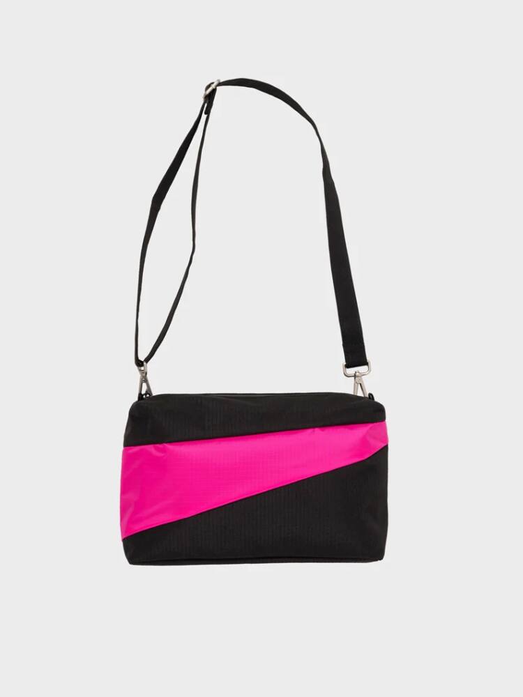 The New Bum Bag - Black & Pretty Pink Medium
