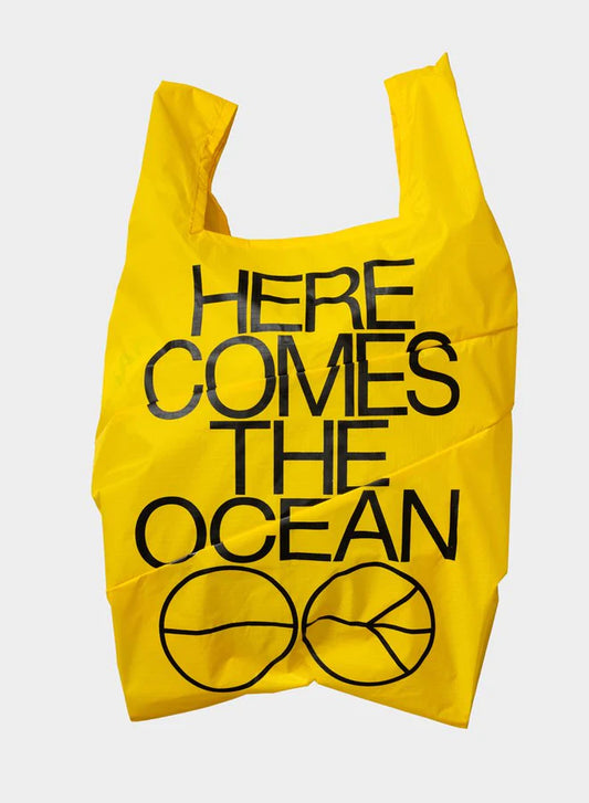 The New Shopping Bag - Ocean Tv Yellow Medium