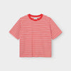 T-shirt Vadstena  - Stripes Grenadine Red Gots