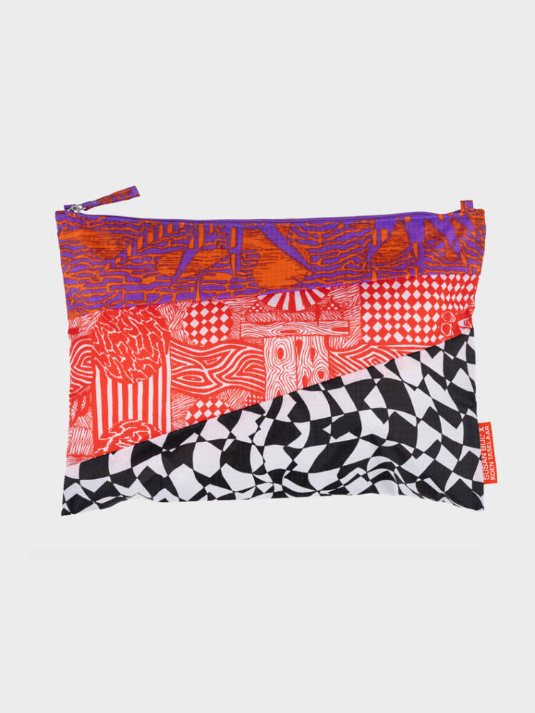 The New Pouch - Kiki Bouba Red Small