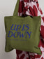 Up Is Down - Totebag Green