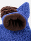 Sheepskin Color Block Blue - Gloves
