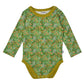 Body Long Sleeves Fleece Lycra Brushed - Flower