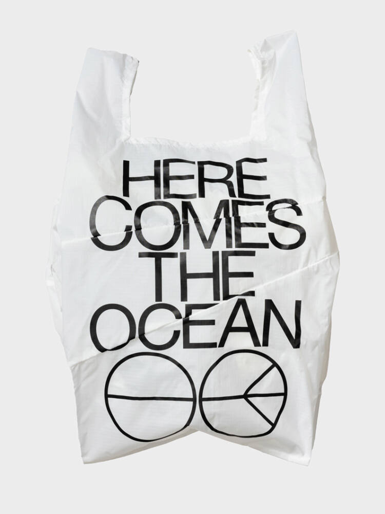 The New Shopping Bag - Ocean White Medium