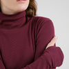 Rib Top - Malma - Fig Red