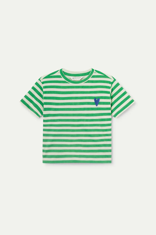Camiseta unisex rayas verdes - 42412