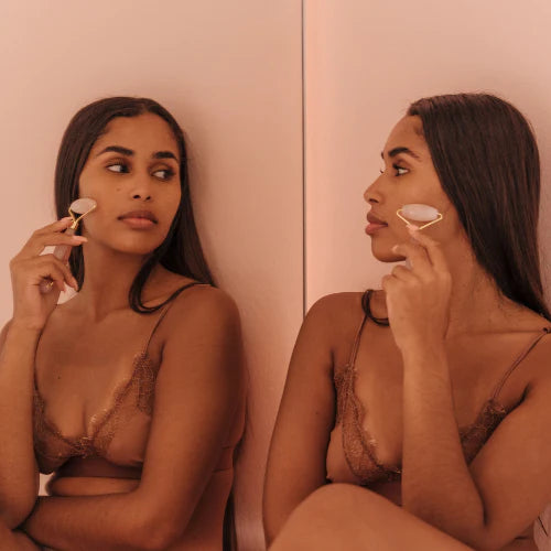 Gua Sha Rosé Quartz Roller