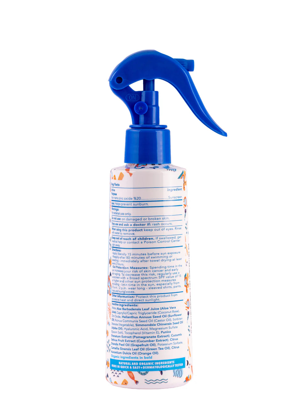 Natuurlijke Zonnecréme Daily Spray - 200ml - Spf50