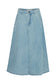 Pzjosie Skirt - Bleached Blue Denim