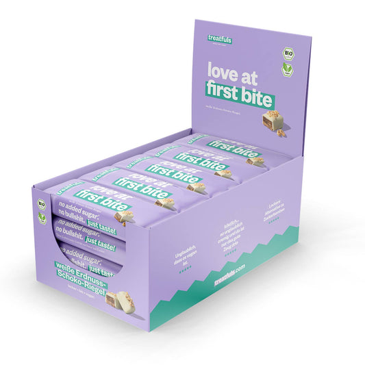 White chocolate peanut bar organic + vegan + gluten-free