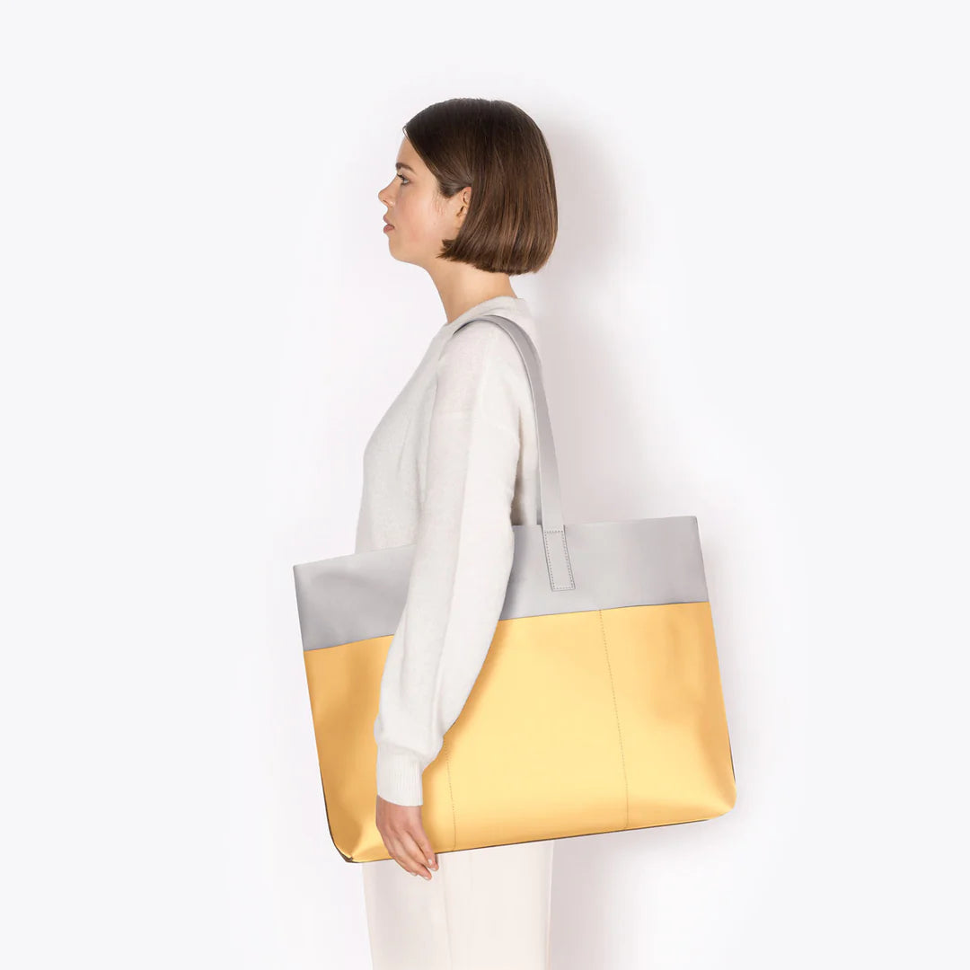 Emilia - Lotus Infinity - Glacier grey - Lemon