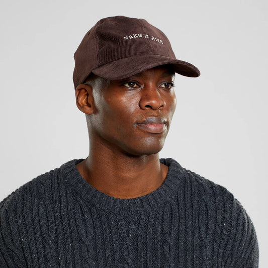 Soft Cap Slussen Corduroy Take A Hike - Coffee Brown