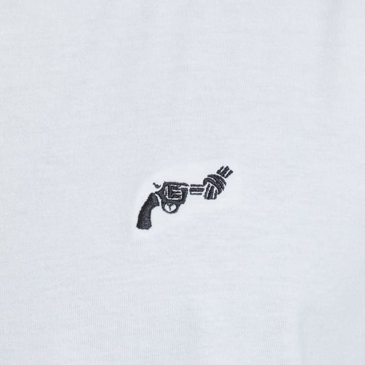 T-Shirt Stockholm The Knotted Gun - White