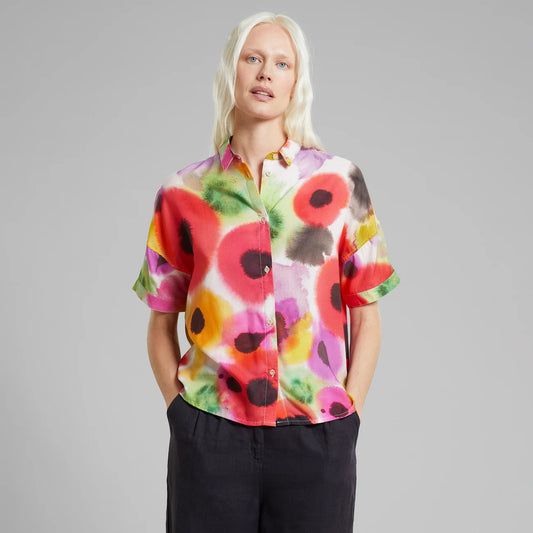 Shirt Nibe Abstract Floral Multi Color