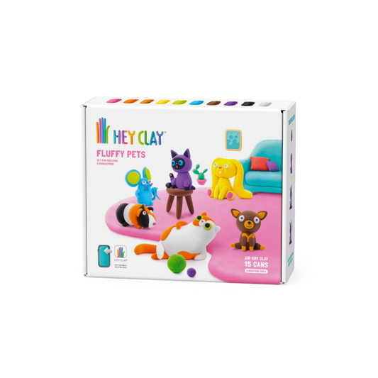 HeyClay Fluffy Pets 15 Cans