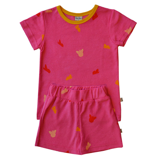 Pyjama Short - Terry - Butterflies
