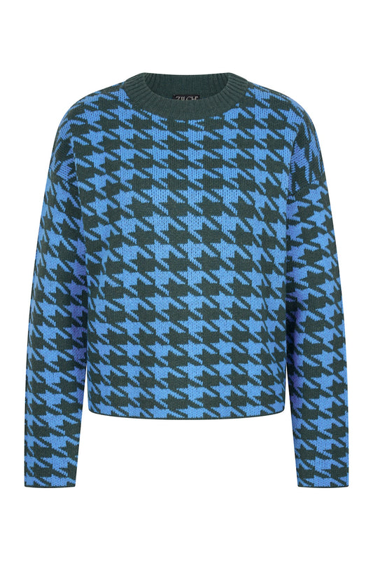 Sweater - Pied De Poule Jungle