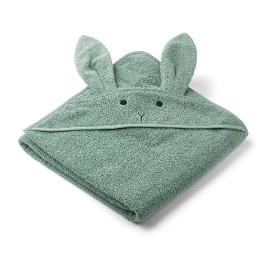 Augusta hooded towel - Rabbit Peppermint