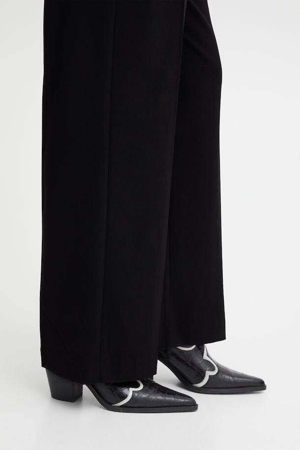 Bydanta Wide Leg Pants 2 - Woven - Black