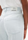 Enijaa Cropped Denim Loose Fit - Blue White