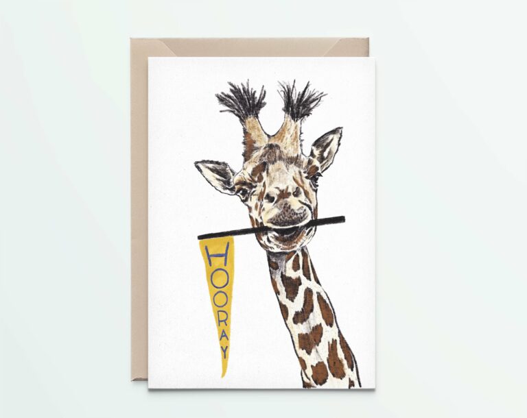 Giraffe Hooray!- kat-1036