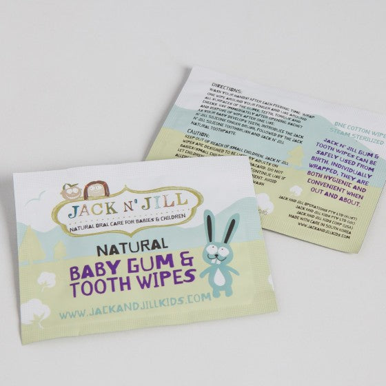 Jack N' Jill - Natural Cotton Gum & Tooth Wipes