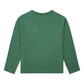 Long Sleeved Organic Cotton T-shirt - Green