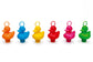 Kermiseend Set - Regenboog