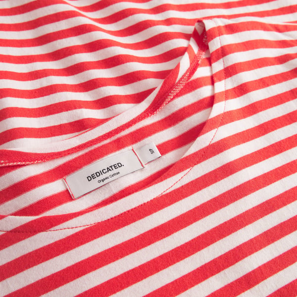 Top Humledal Stripes Grenadine Red Gots