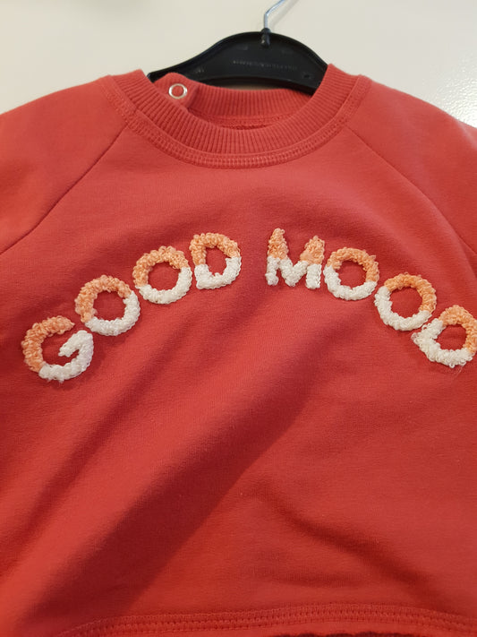OUTLET - Sweater - Good Mood - Apple