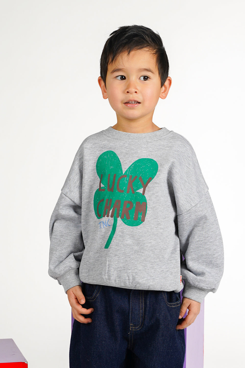 Billie sweater grey lucky
