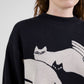 Sweater Limhamn - Kittens - Black