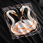 T-shirt Vadstena  - Painted swans black