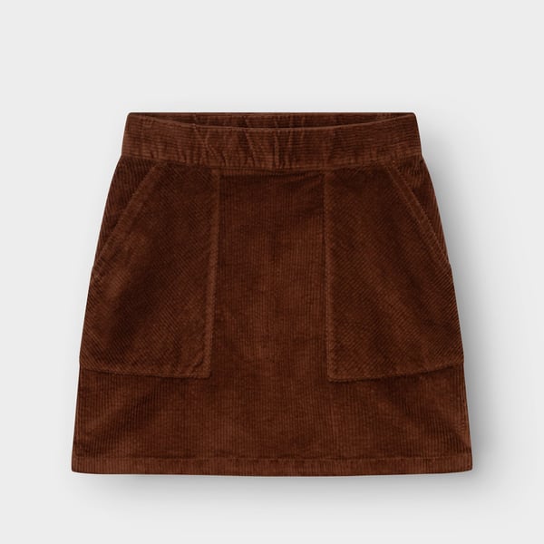 Skirt Majorna Corduroy Cappucinno Brown