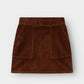 Skirt Majorna Corduroy Cappucinno Brown