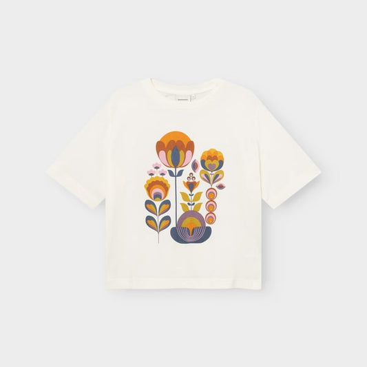 T-shirt Vadstena  Autumn harvest off-white whisper