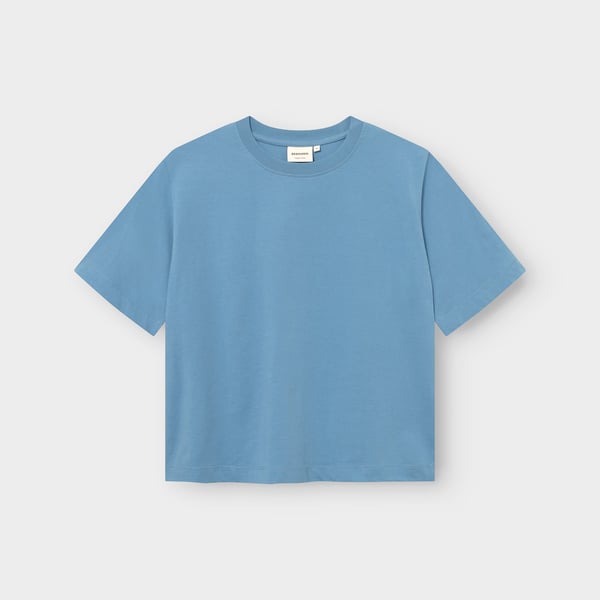 T-shirt Vadstena Base Niagara Blue GOTS