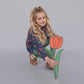 Tulips - Girls Sweater With Split
