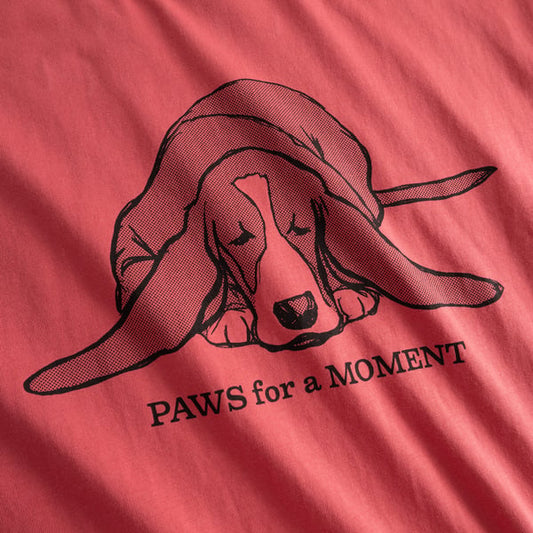 T-shirt Vadstena Paws for moments Holly red berry
