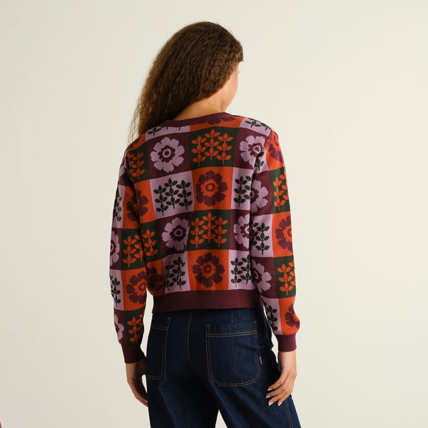 Sweater Arendal - Nature Check Multi Color