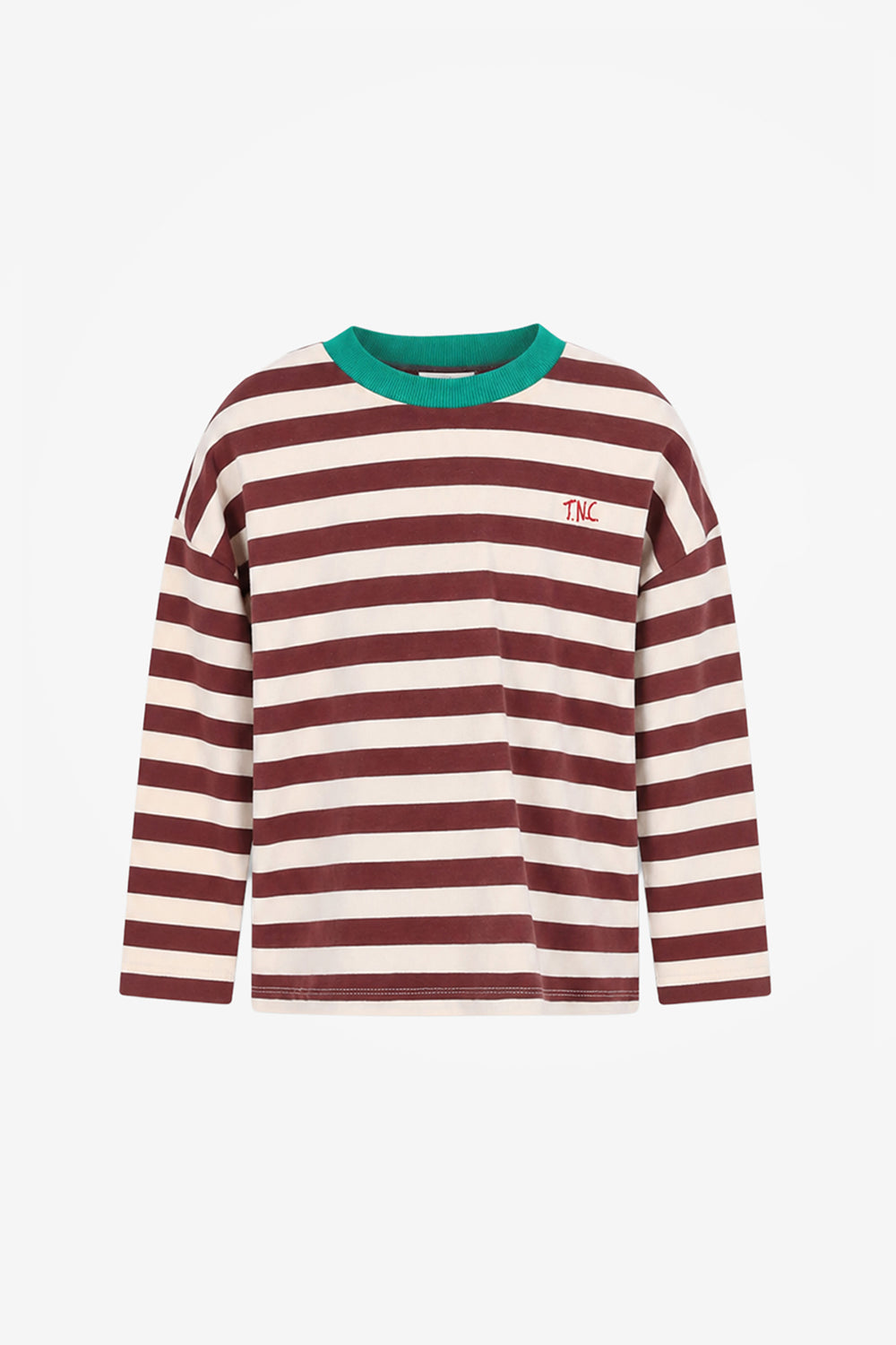Lou longsleeve Brown stone stripe