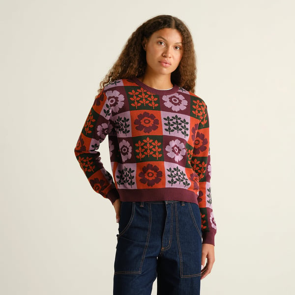 Sweater Arendal - Nature Check Multi Color
