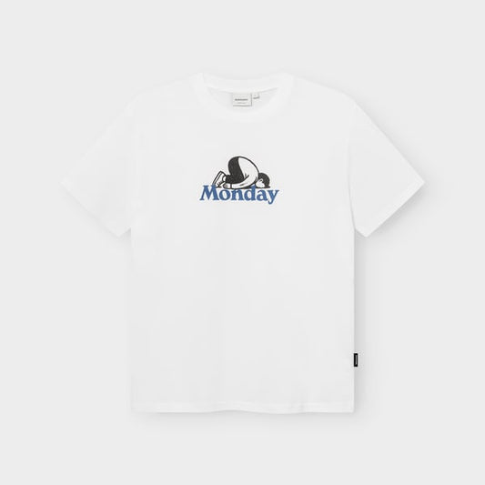 T-shirt Stockholm Monday crash White