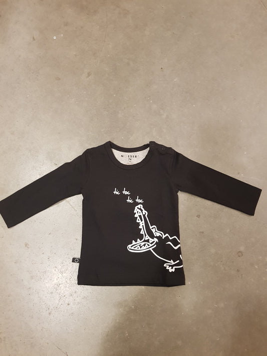 OUTLET - Bas Shirt Croc - Arrow Black