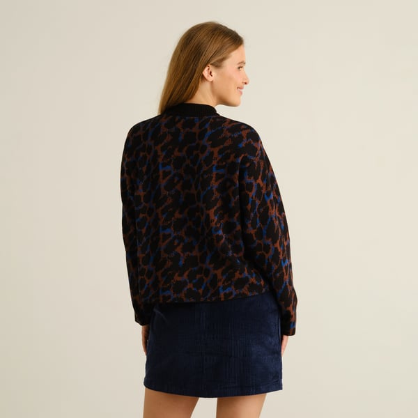 Sweater Limhamn - Leopard multi color