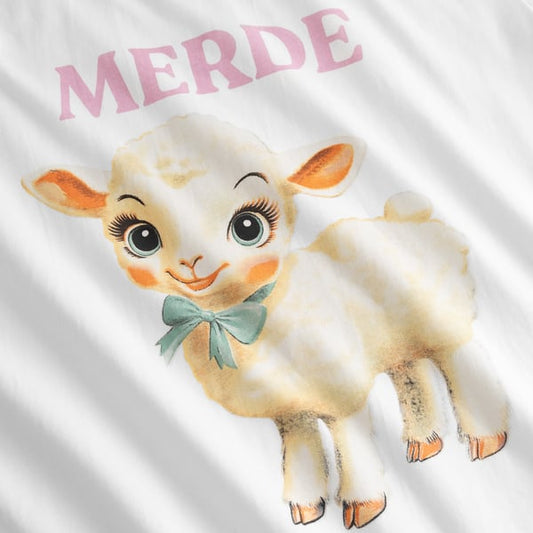 T-shirt Vadstena Lamb white