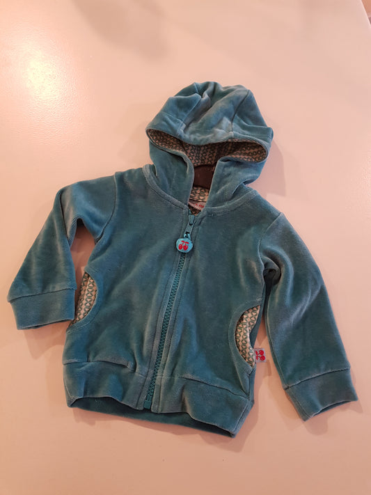 OUTLET - Hoodie - Boarding - Grey Blue - Velvet