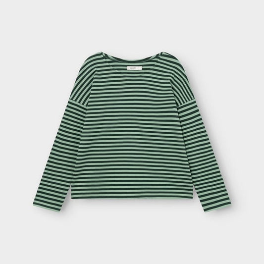 Top Humledal - Stripes dark green / Granite green