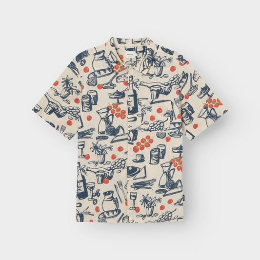Shirt Brantevik Dinner Time Blue GOTS